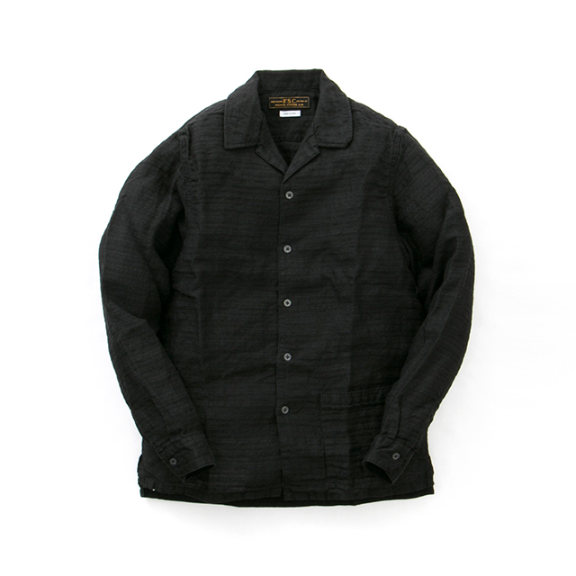 DOBBY BORDER L/S BOX SHIRTS