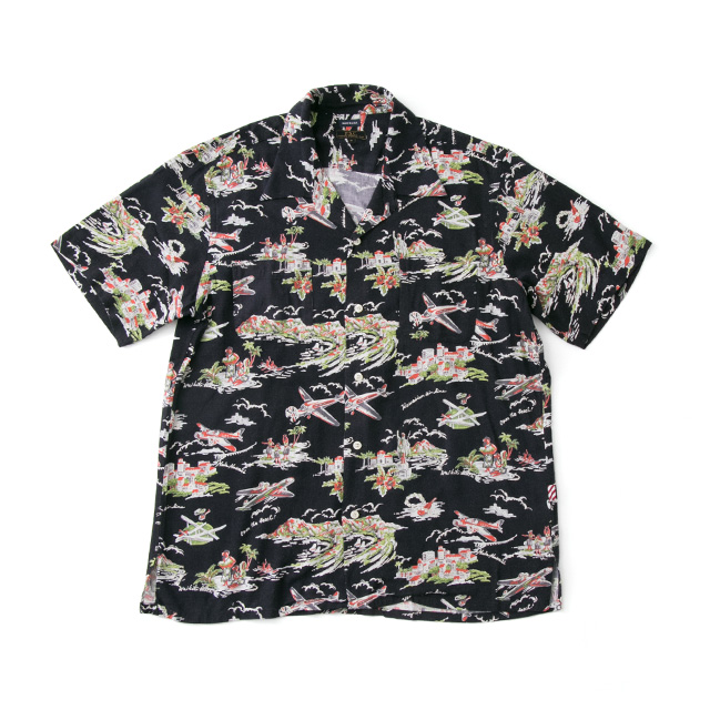 SHORT-SLEEVE SHIRTS CAMP COLLAR