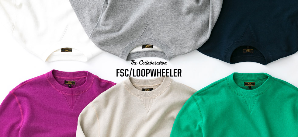 F.S.C.×ループウィラー クルーネックスウェット - スウェット