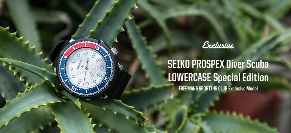 SEIKO Prospex Diver Scuba LOWERCASE Special Edition FREEMANS SPORTING CLUB Exclusive Model