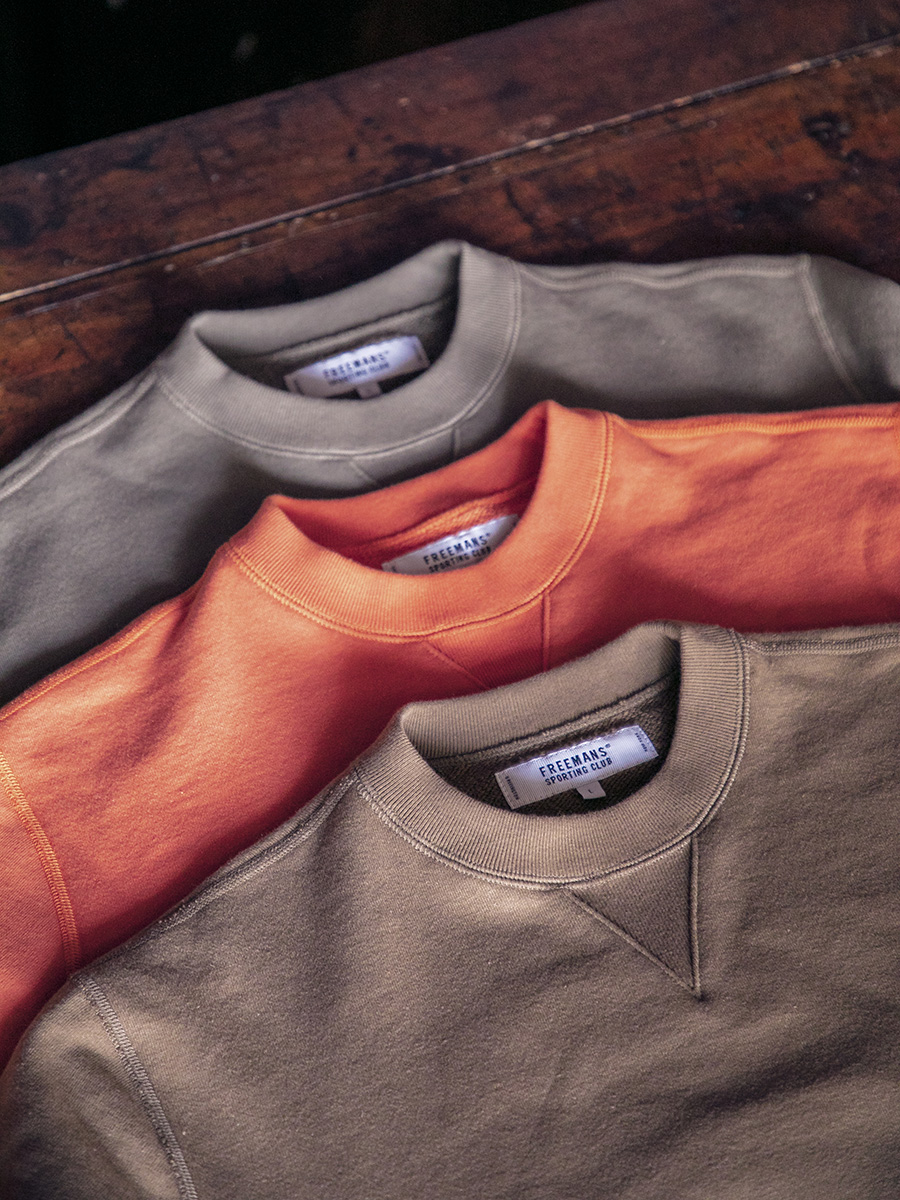 FREEMANS SPORTING CLUB x LOOPWHEELER CREW NECK SWEAT